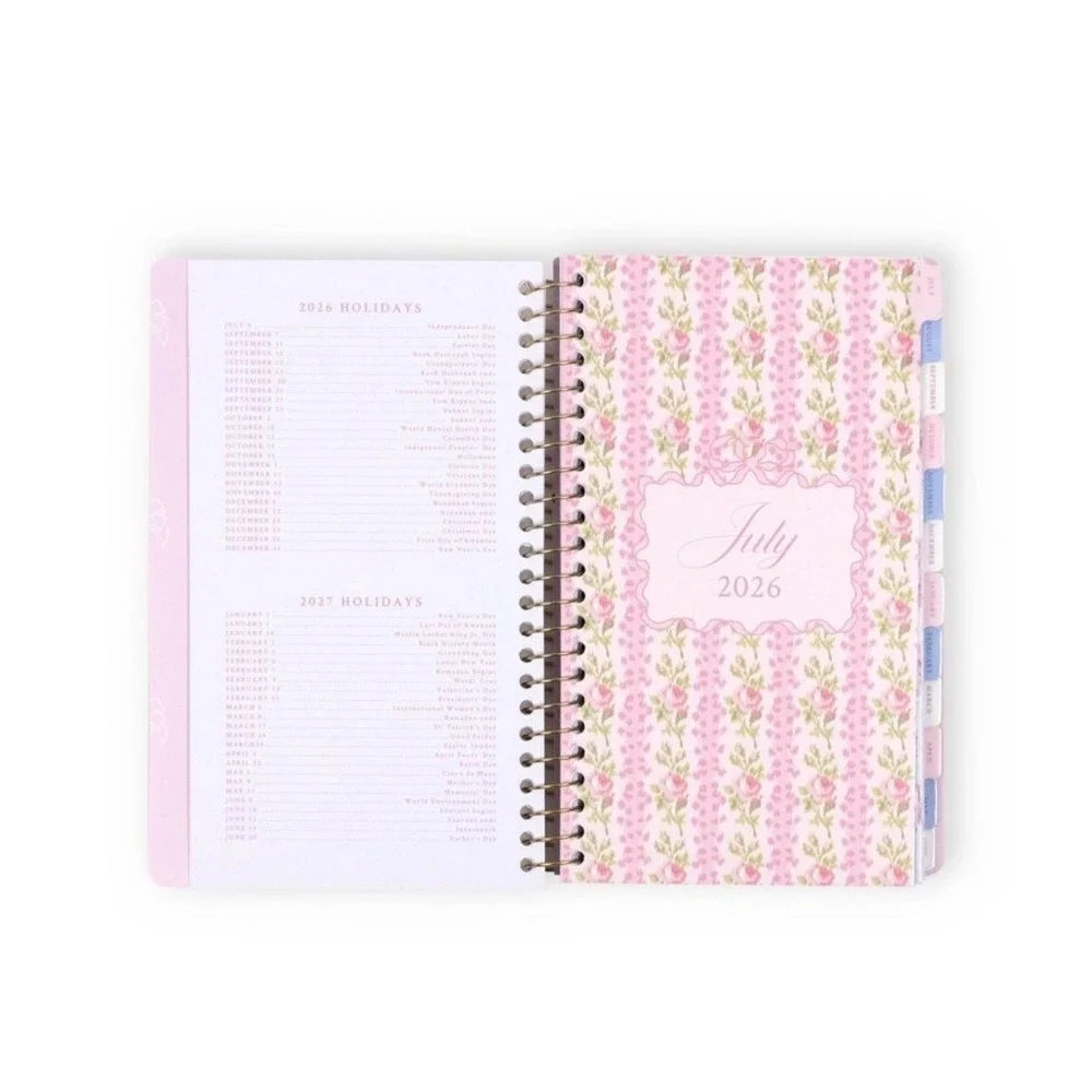 Love Shack Fancy Planner 2026 2027 Academic Student Pink Ballet Bloom NEW LSF